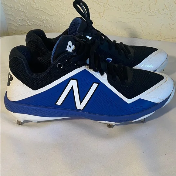 New Balance Navy and White Athletic Baseball Cleats - Picture 5 of 8